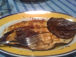 hmmm.. grilled aubergines drizzled with aceto balsamico