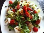 salad with typical maltese ingredients