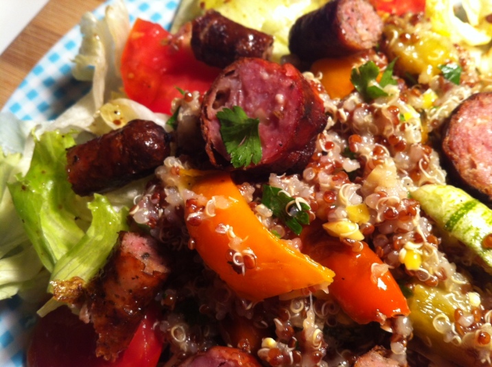 All in one BBQ salad